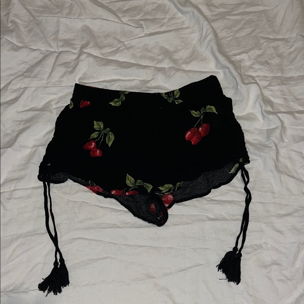 Cherry Print Shorts